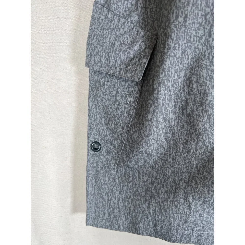 NWT Laguna Originals Size M Grey Swim Shorts Color Blocked Trunks UPF protection